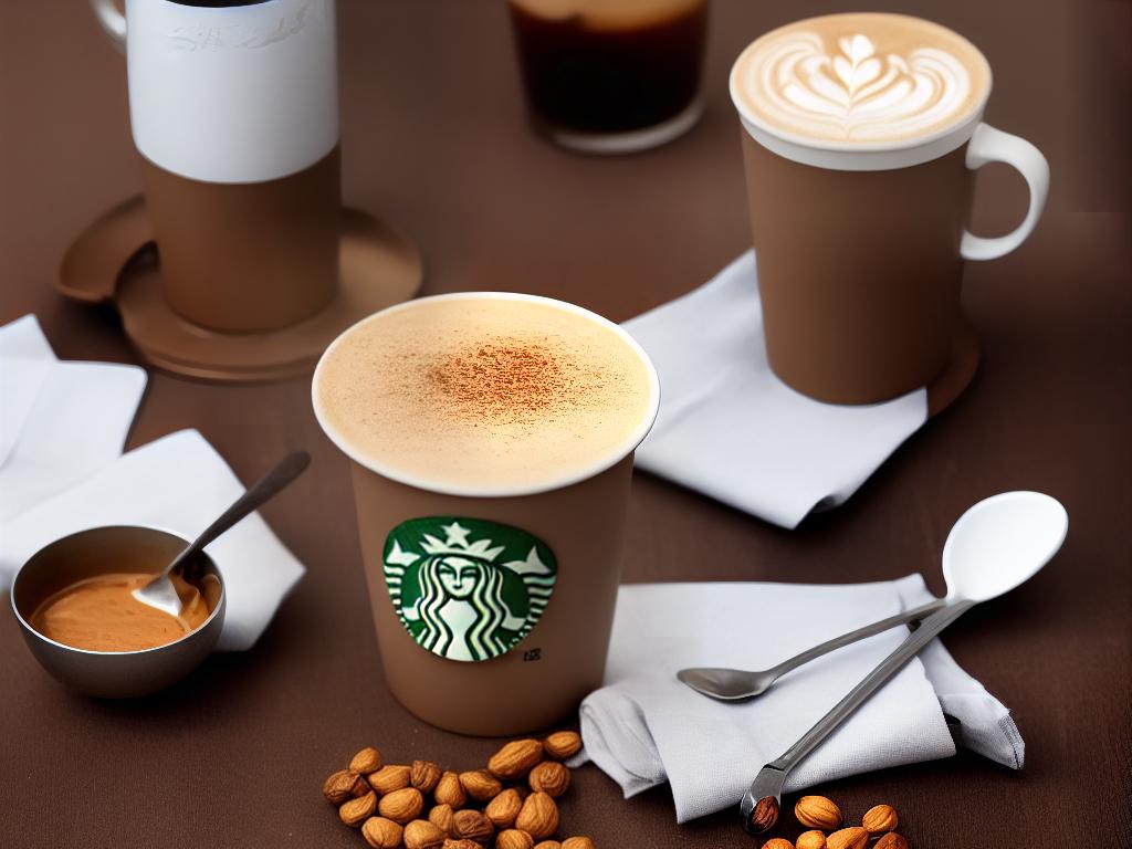 A picture of Starbucks Reserve Hazelnut Bianco Latte