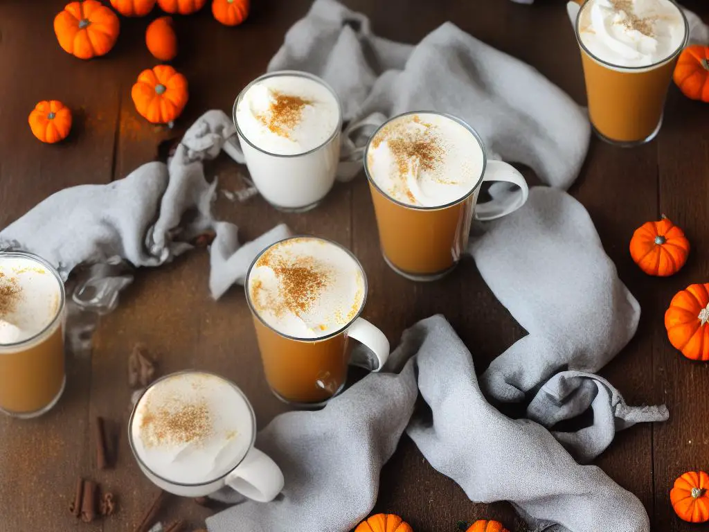 A cup of Pumpkin Spice Chai Tea Latte from Starbucks